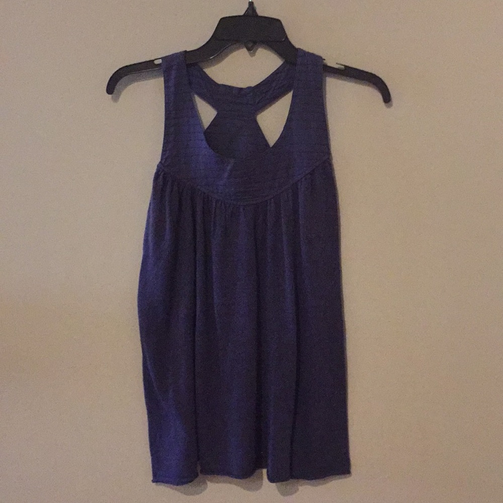 Anthropologie Maple Blue Racerback Tank